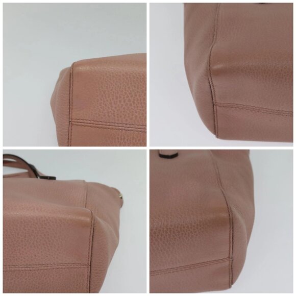 GUCCI Hand Bag Leather 2way Pink Gold 368827 Auth - Picture 16 of 16